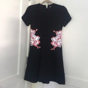 Black cotton xsmall dress
